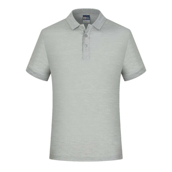 polo personnalisé brodé gris